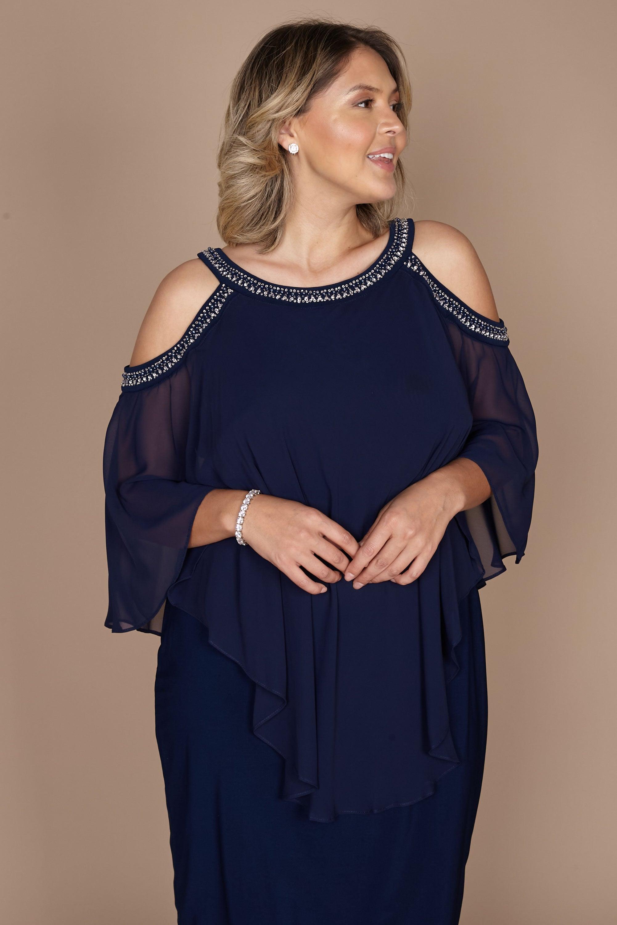 Alex Evenings Plus Size Sequined Lace A-line Dress In Icy Orchid | ModeSens
