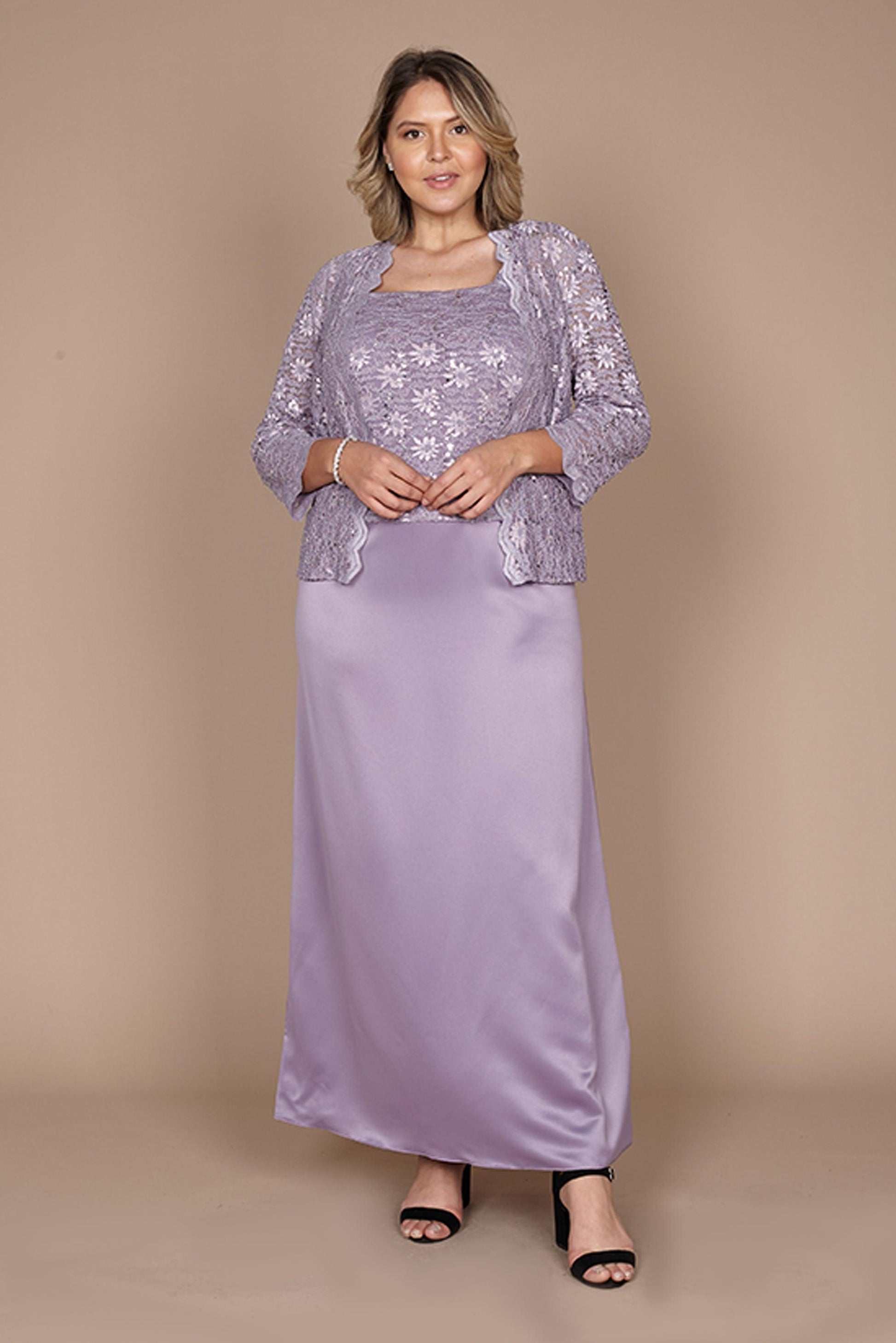 Alex Evenings Plus Size Long Formal Dress 4121198 - The Dress Outlet