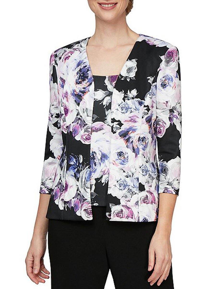 Alex Evenings AE8260262 Printed Twinset