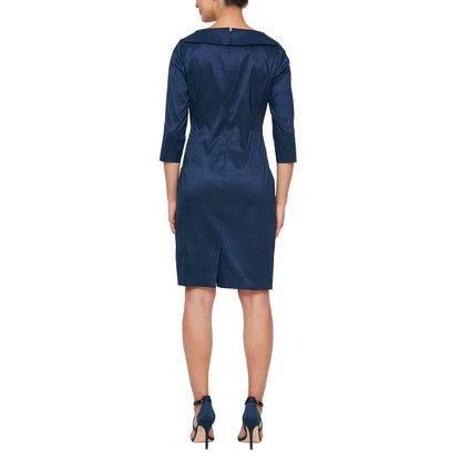 Alex Evenings Short 3/4 Sleeve Cocktail Dress 8166637 - The Dress Outlet