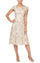 Cocktail Dresses Short Cap Sleeve Formal Dress Champagne