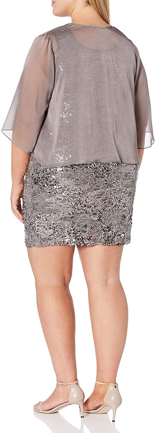 Alex Evenings AE85122313 Short Fitted Formal Dress
