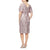 Alex Evenings Short Flutter Sleeve Dress 8196728 - The Dress Outlet