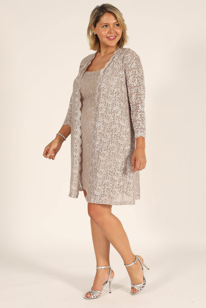 Alex Evenings Short Mother of the Bride Dress 2121655 - The Dress Outlet
