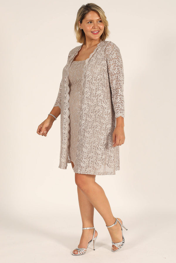 Alex Evenings AE2121655 Short Mother of the Bride Dress