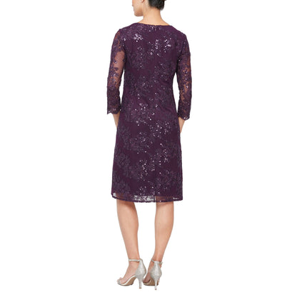 Alex Evenings Short Mother of the Bride Dress 811712226 - The Dress Outlet