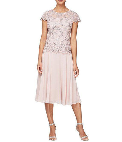 Alex Evenings Short Mother of the Bride Dress 82171139 - The Dress Outlet