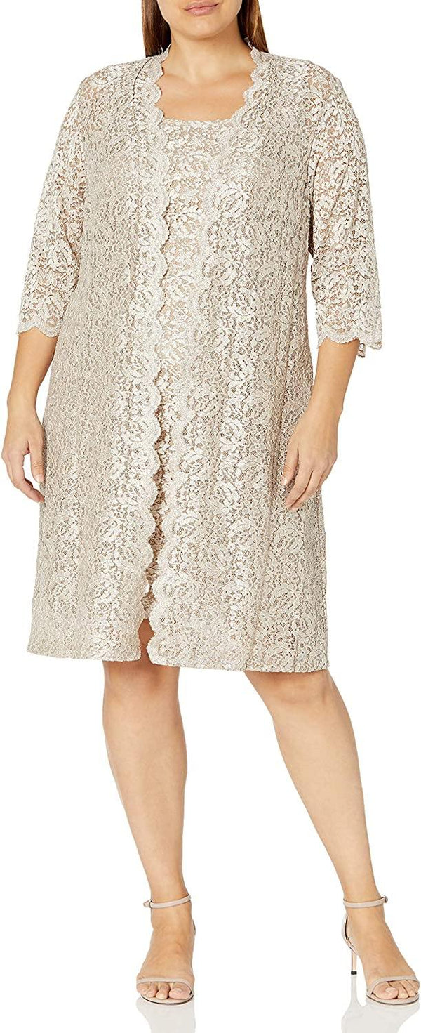 Alex Evenings AE4121655 Short Mother of the Bride Dress