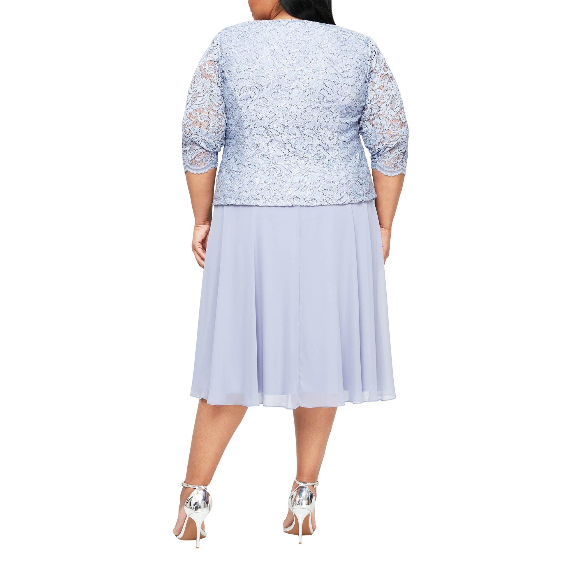Alex Evenings AE84122445 Short Plus Size Jacket Dress