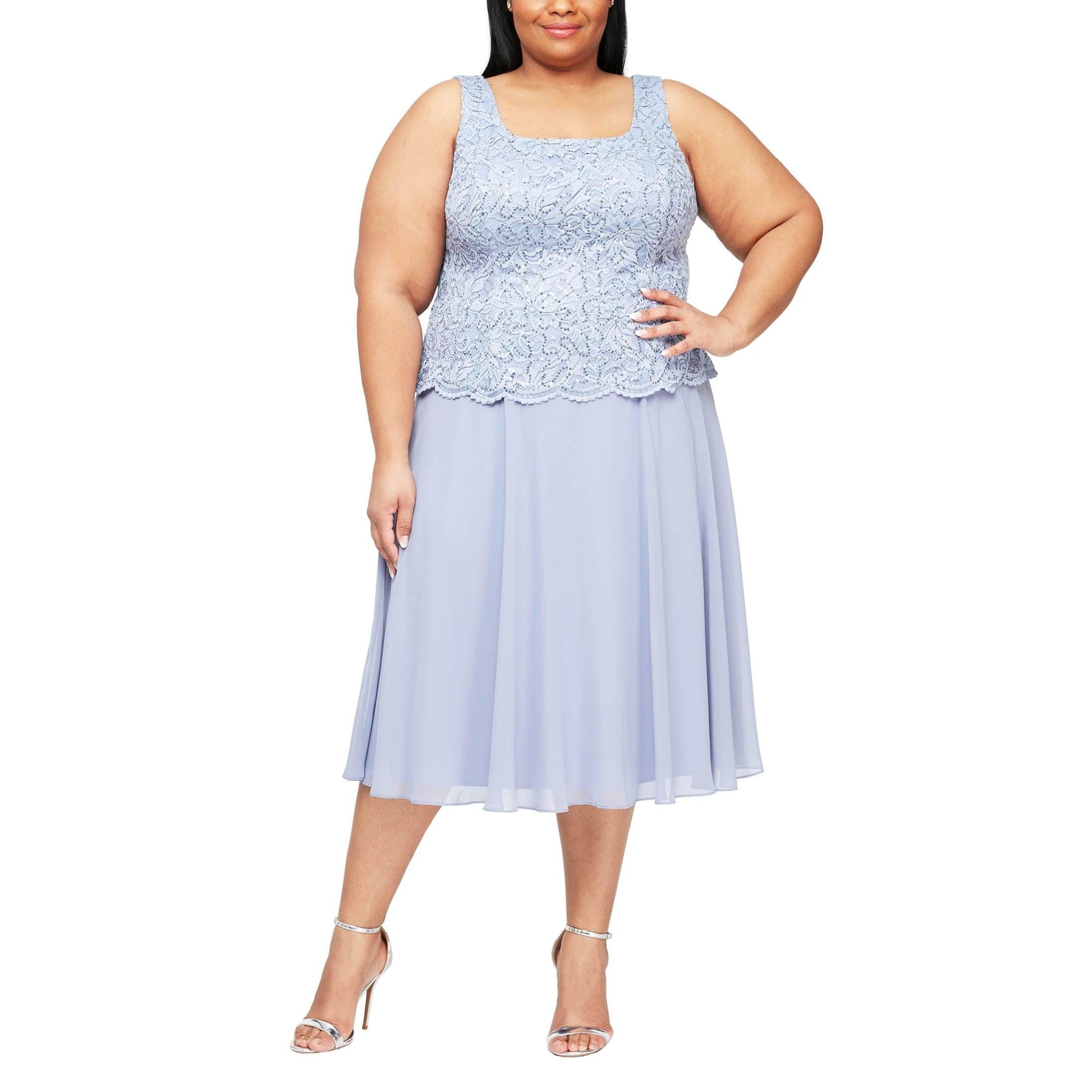 Alex Evenings AE84122445 Short Plus Size Jacket Dress