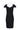 Cocktail Dresses Cap Sleeve Piping Deatil Bodycon Short Dress BLACK