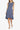 Cocktail Dresses Sleeveless Cowl Back Solid Metallic Knit Dress STEEL BLUE