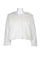 Cocktail Dresses Crew Neck 3/4 Sleeve Fur Jacket Ivory