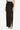 Formal Dresses Waist Ruffled Slit Side Solid Long Knot Crepe Skirt Black