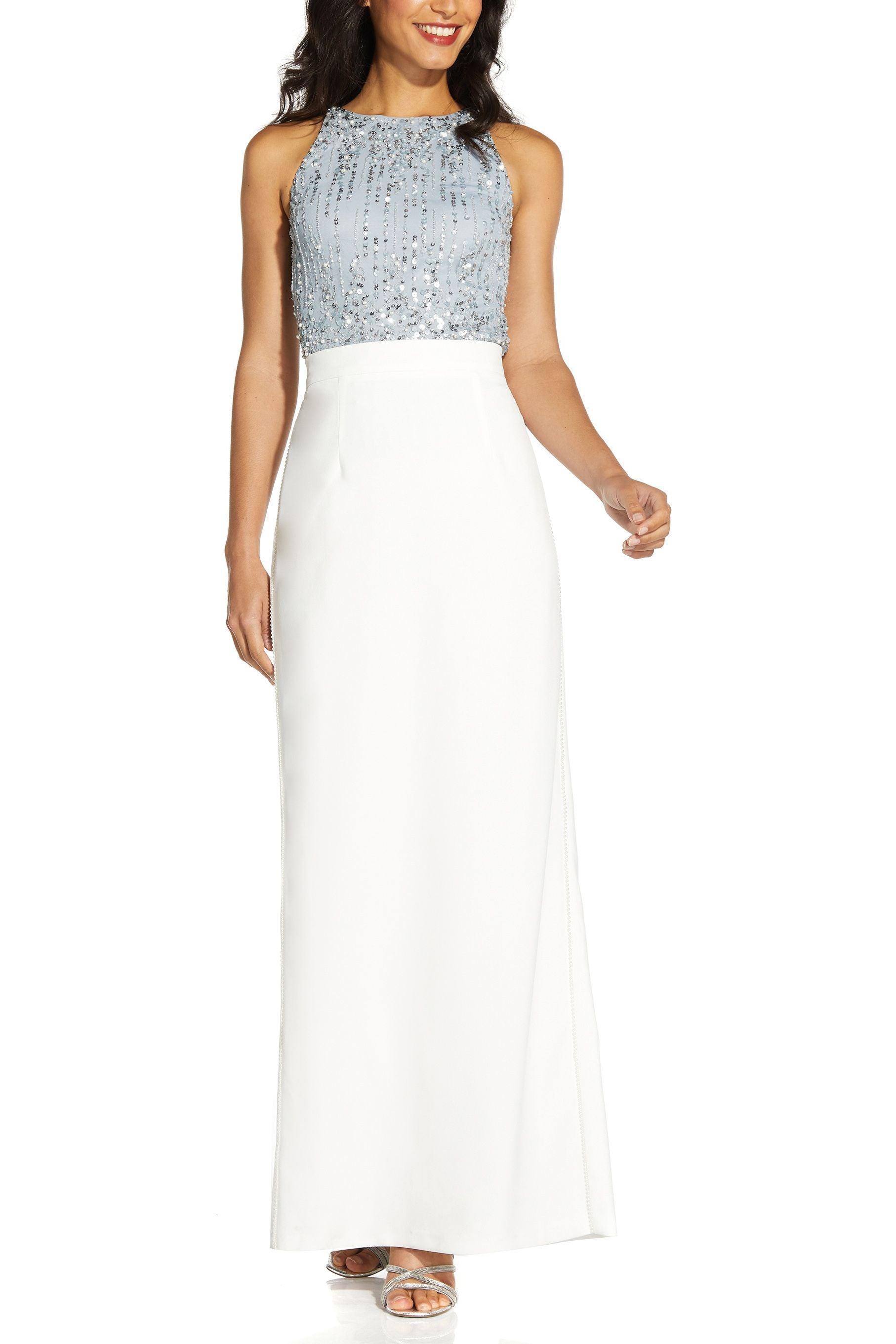 Adrianna Papell AP1E208420 Ivory 4 Sale – The Dress Outlet