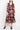 Formal Dresses Long Sleeve Floral Chiffon Dress PINK