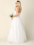 Bridal Long Gown Sleeveless Wedding Dress - The Dress Outlet