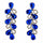 Bridal Rhinestone Chandelier Teardrop Earrings - The Dress Outlet