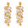 Bridal Rhinestone Chandelier Teardrop Earrings - The Dress Outlet