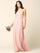 Bridesmaids Long A Line Chiffon Dress - The Dress Outlet