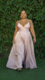 Cinderella Divine CD7485C Spaghetti Strap Long Prom Dress Plus Size