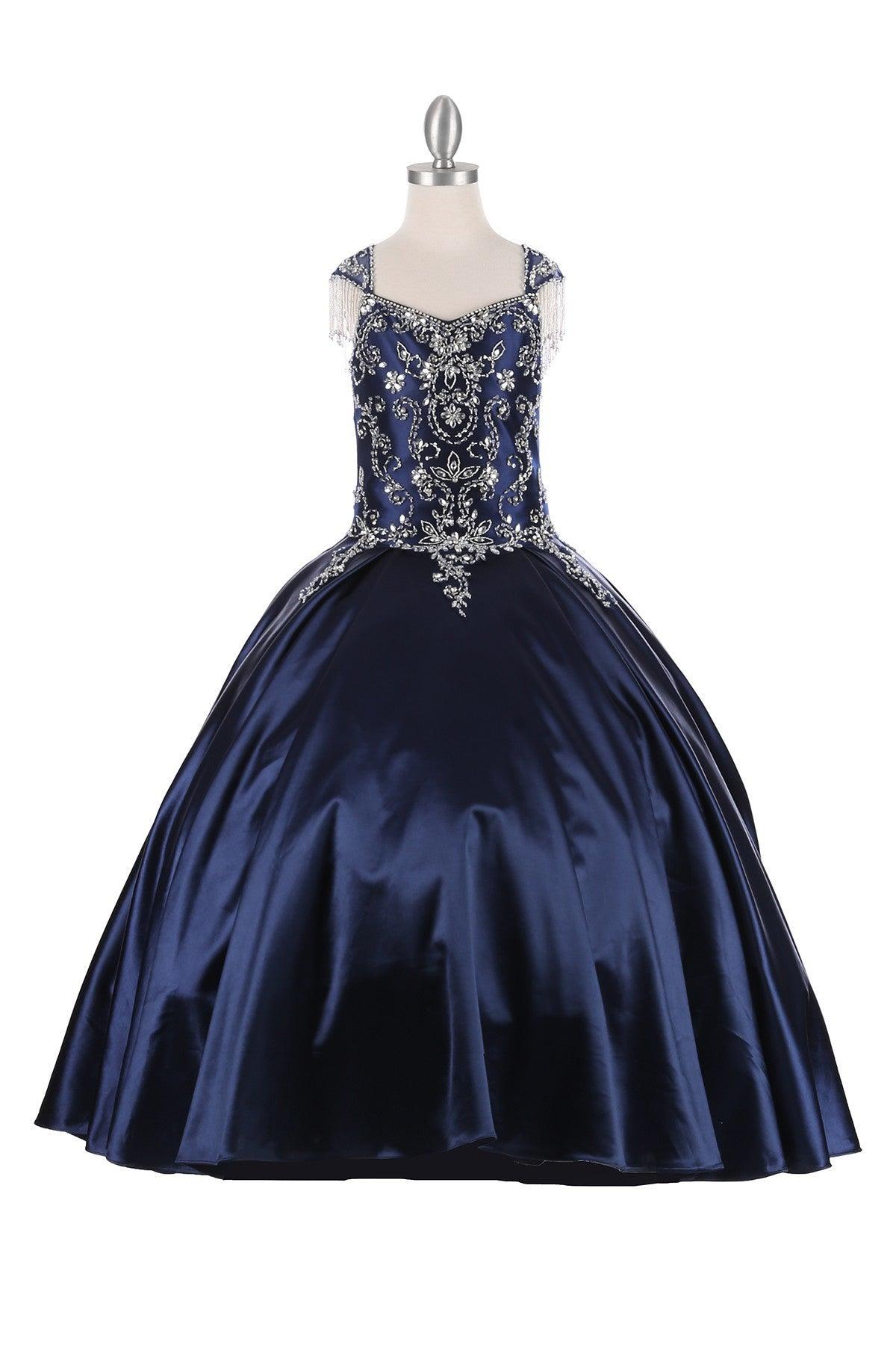 Cap Sleeve A-line Flower Girl Dress