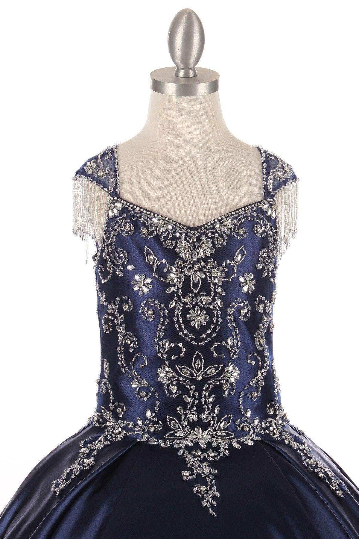 Cap Sleeve A-line Flower Girl Dress