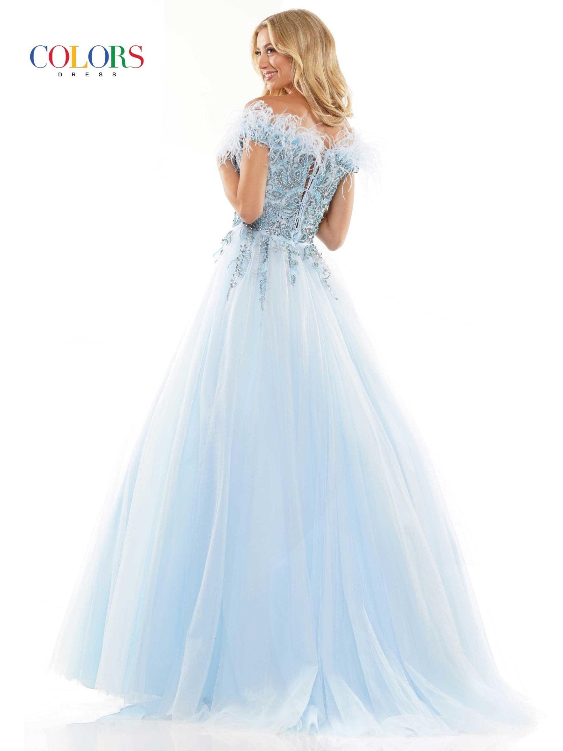 Lilac Colors 2992 Colors Long A-Line Off Shoulder Prom Dress - Prom ...