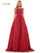 Colors Long Cap Sleeve Evening Dress 2980 - The Dress Outlet