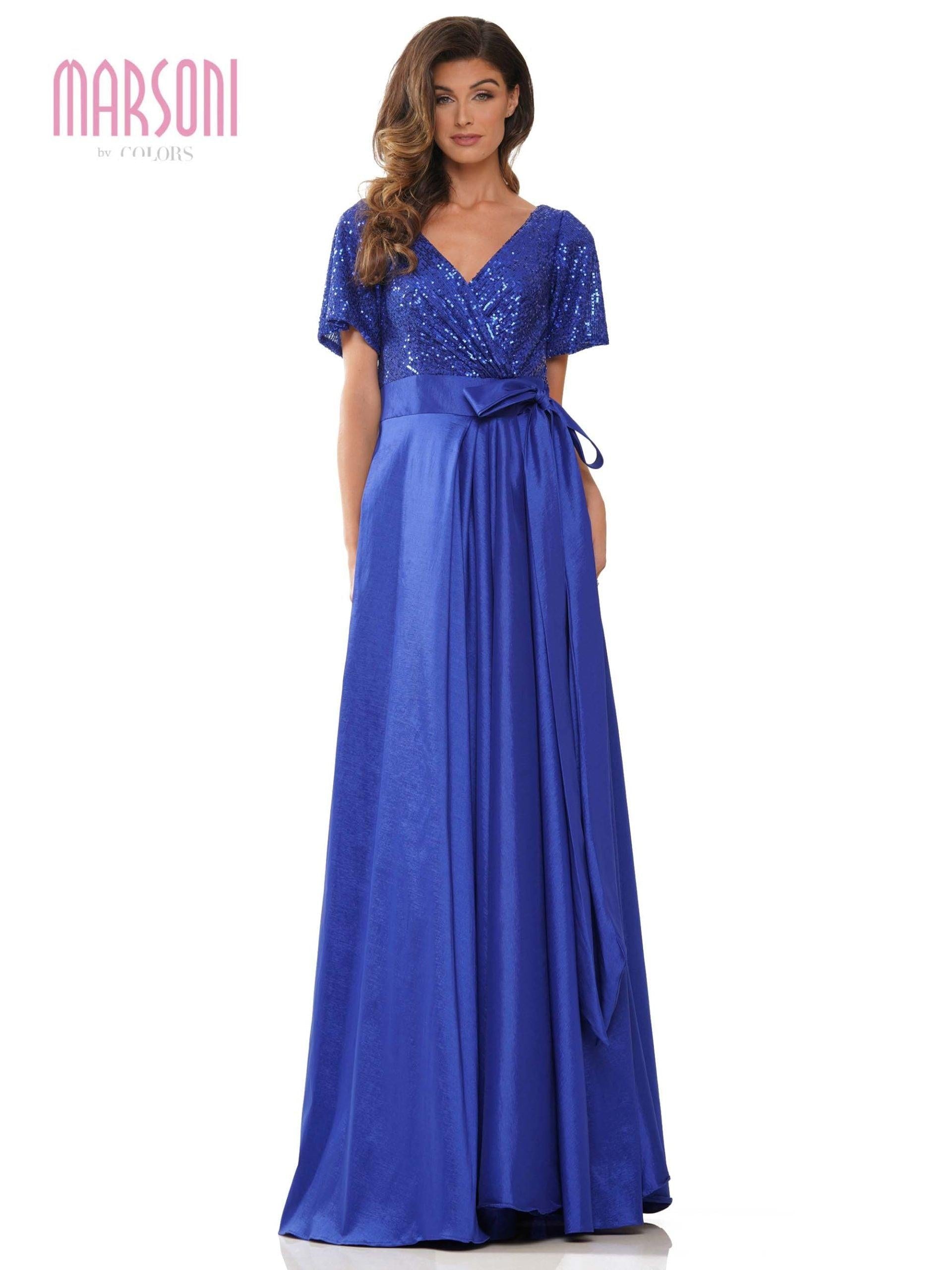 Marsoni M316 Colors Long Formal A Line Dress