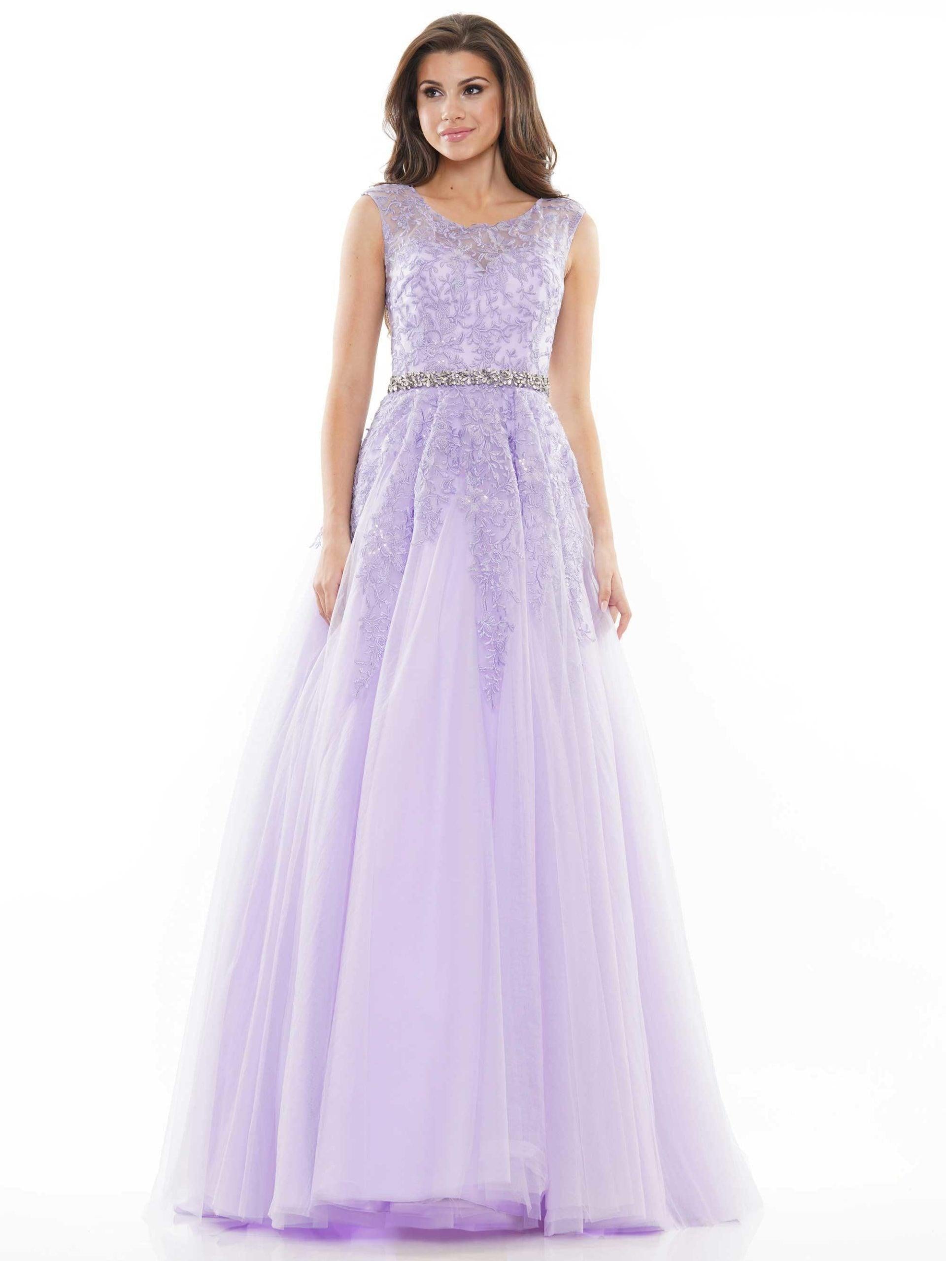 Colors Long Formal Beaded Prom Ball Gown 2744 - The Dress Outlet