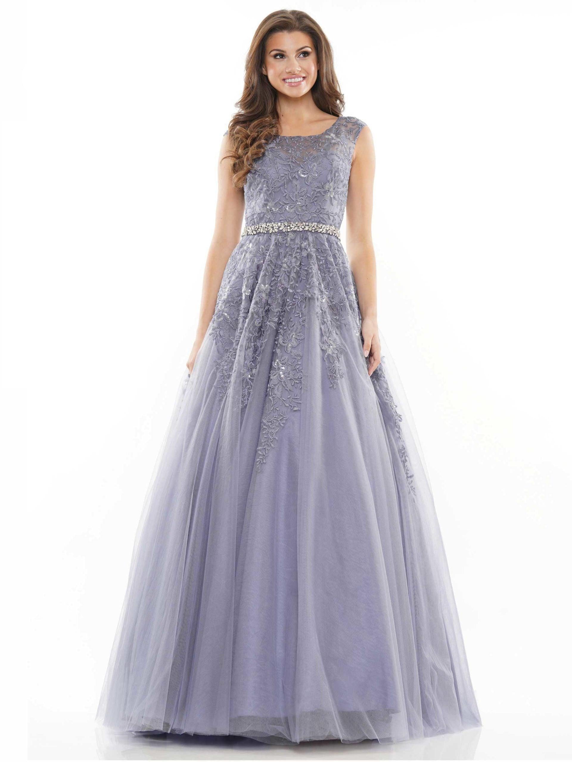 Colors Long Formal Beaded Prom Ball Gown 2744 - The Dress Outlet