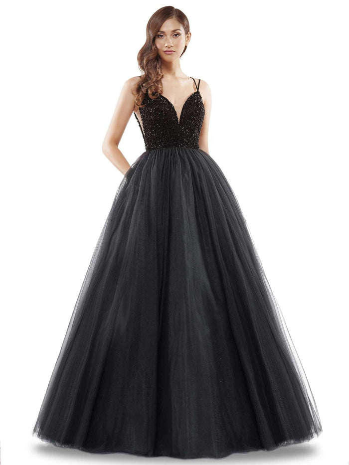 Colors Long Formal Beaded Prom Dress 2382 - The Dress Outlet