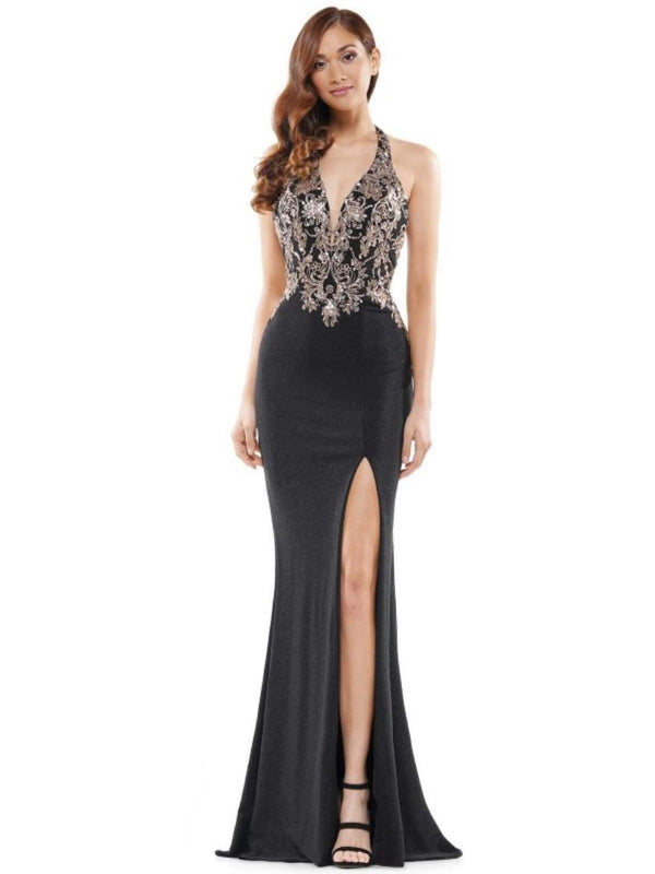 Colors G961X Colors Long Formal Fitted Evening Dress