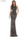 Colors Long Formal Fitted Halter Dress 113 - The Dress Outlet