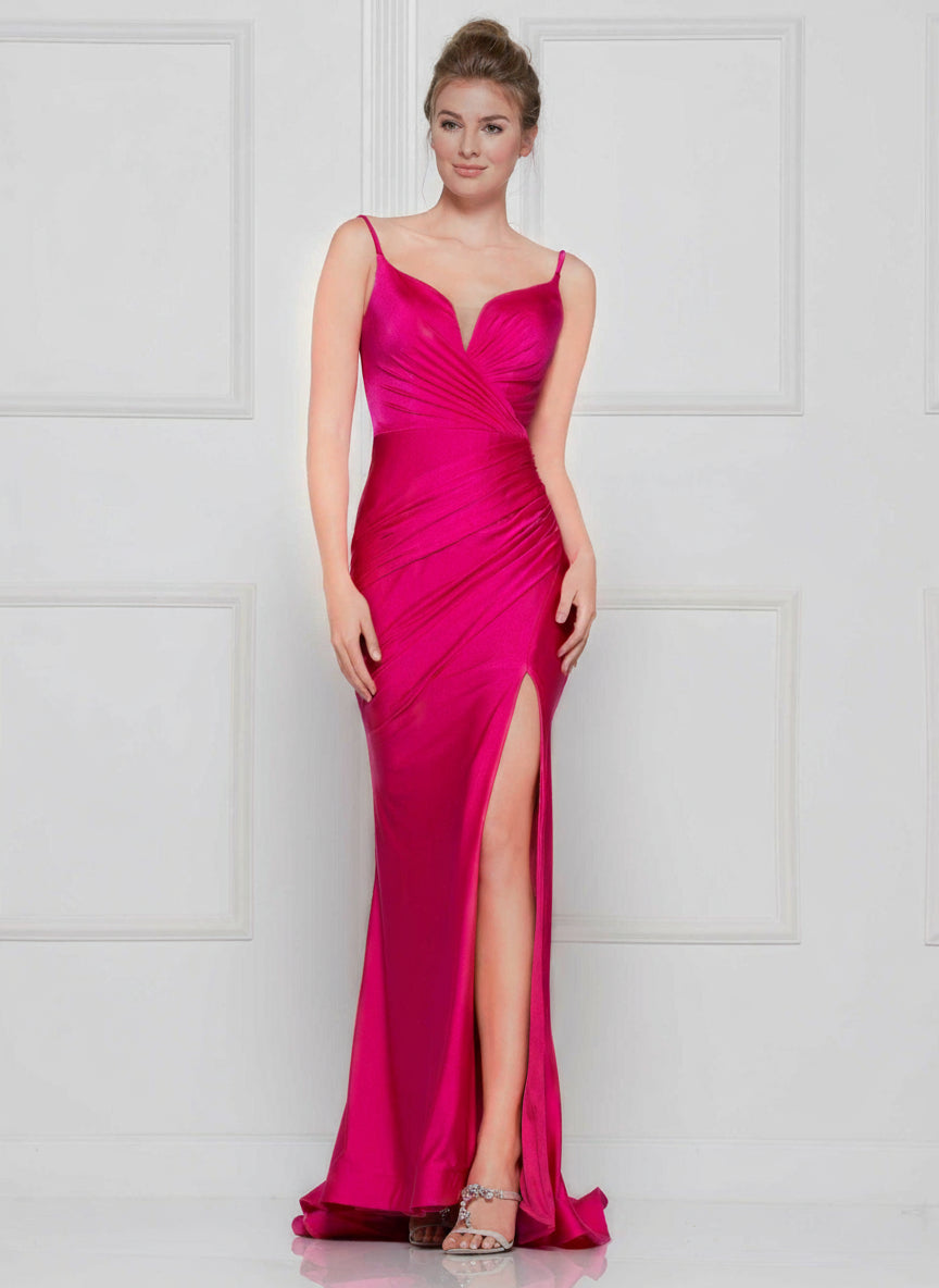 Colors Long Formal Fitted Prom Dress 2032 - The Dress Outlet
