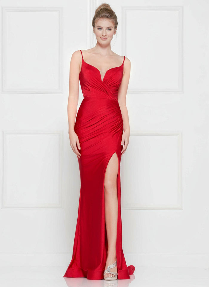 Colors Long Formal Fitted Prom Dress 2032 - The Dress Outlet