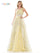 Colors Long Formal Glitter Mesh Prom Dress 2650 - The Dress Outlet
