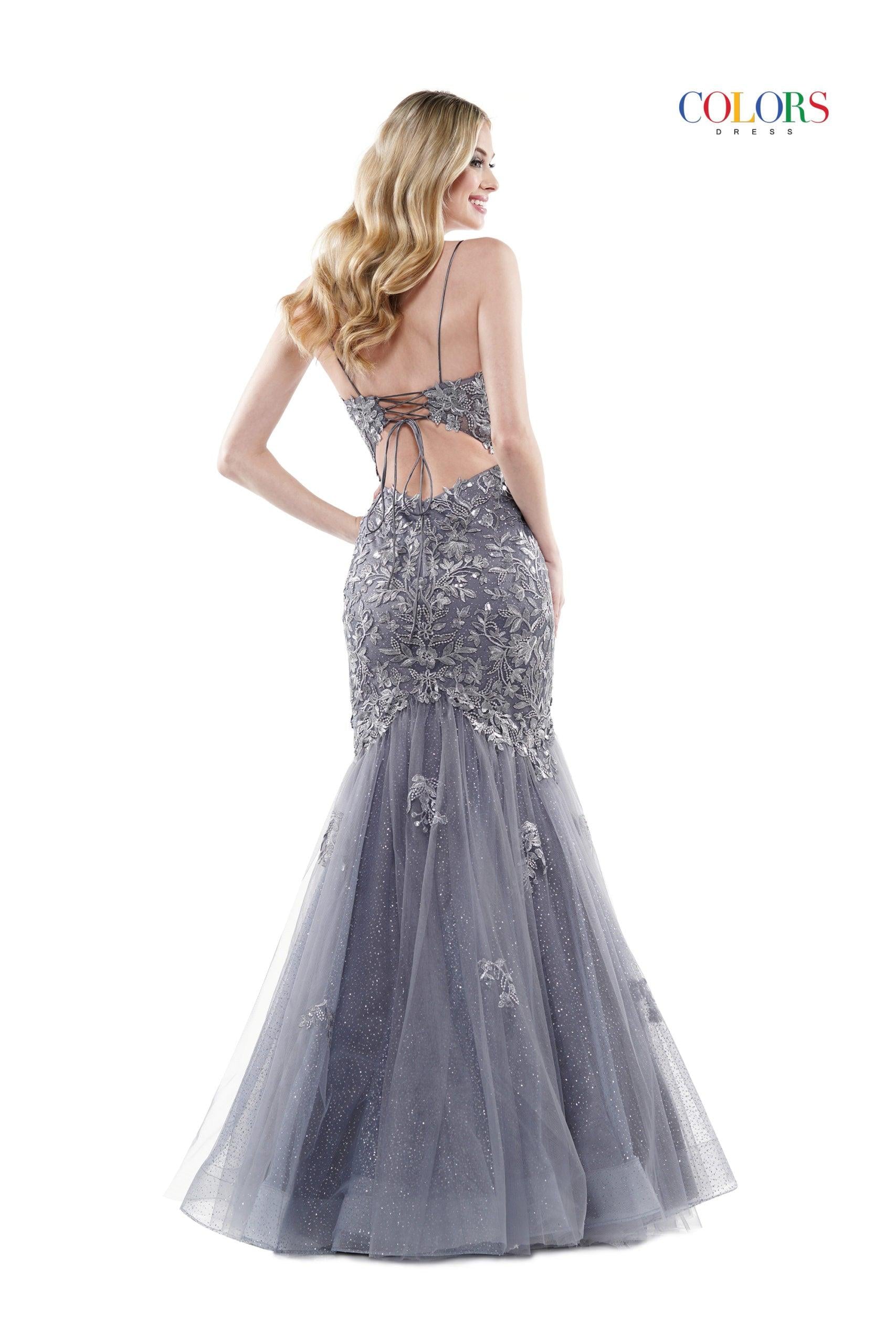 Colors 2490 Colors Long Formal Mermaid Prom Dress