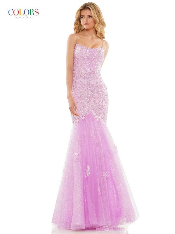Colors 2490 Colors Long Formal Mermaid Prom Dress