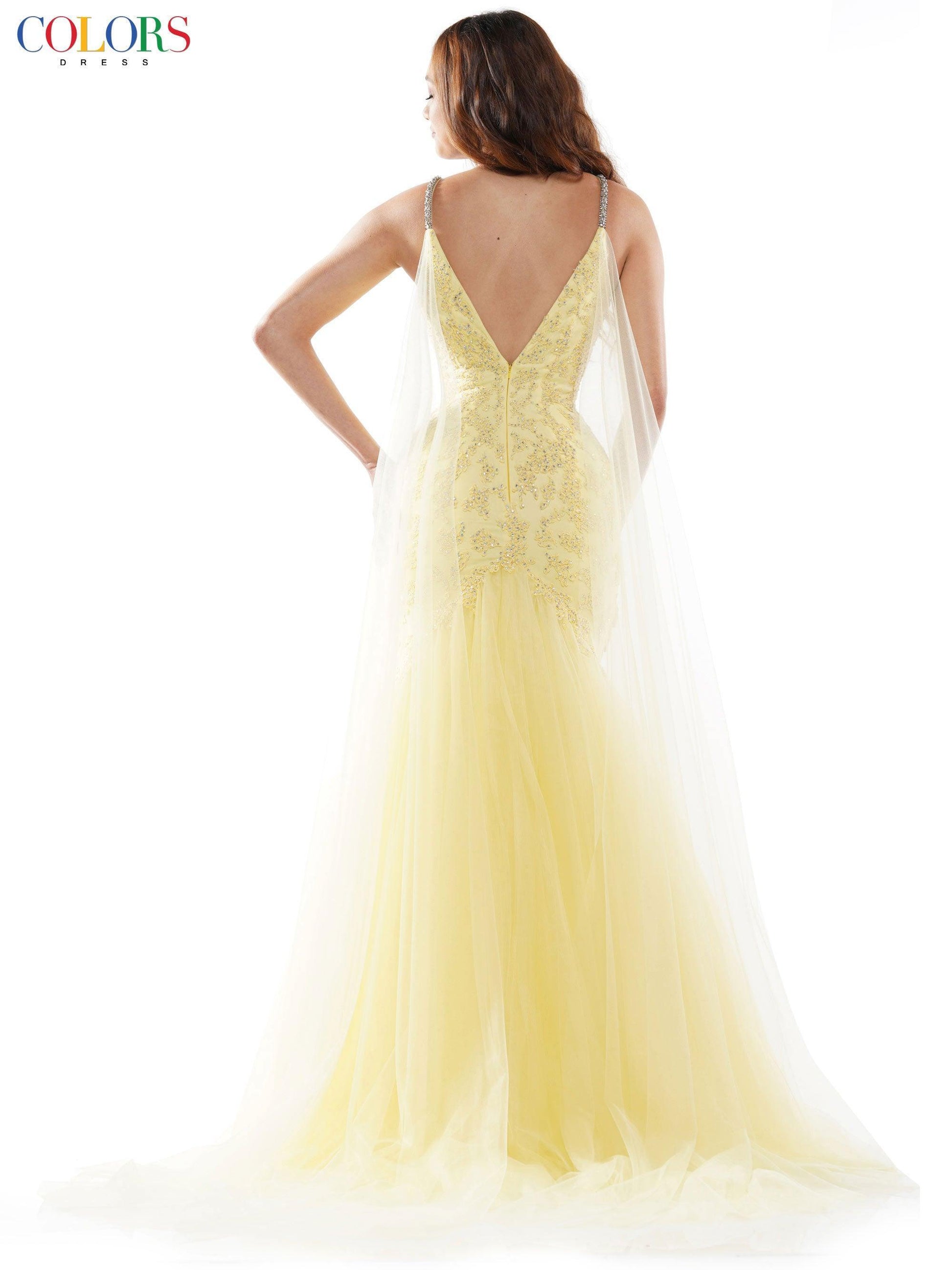 Colors Long Formal Mermaid Prom Dress 962 - The Dress Outlet