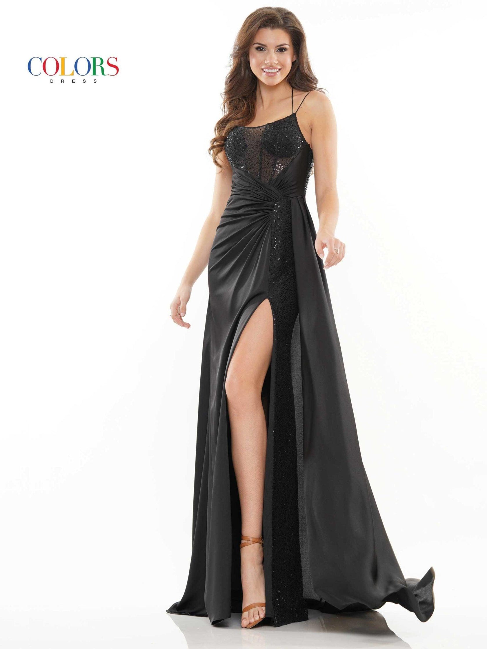 Black Colors 2769 Colors Long Formal Sexy Prom Dress for $305.99 – The