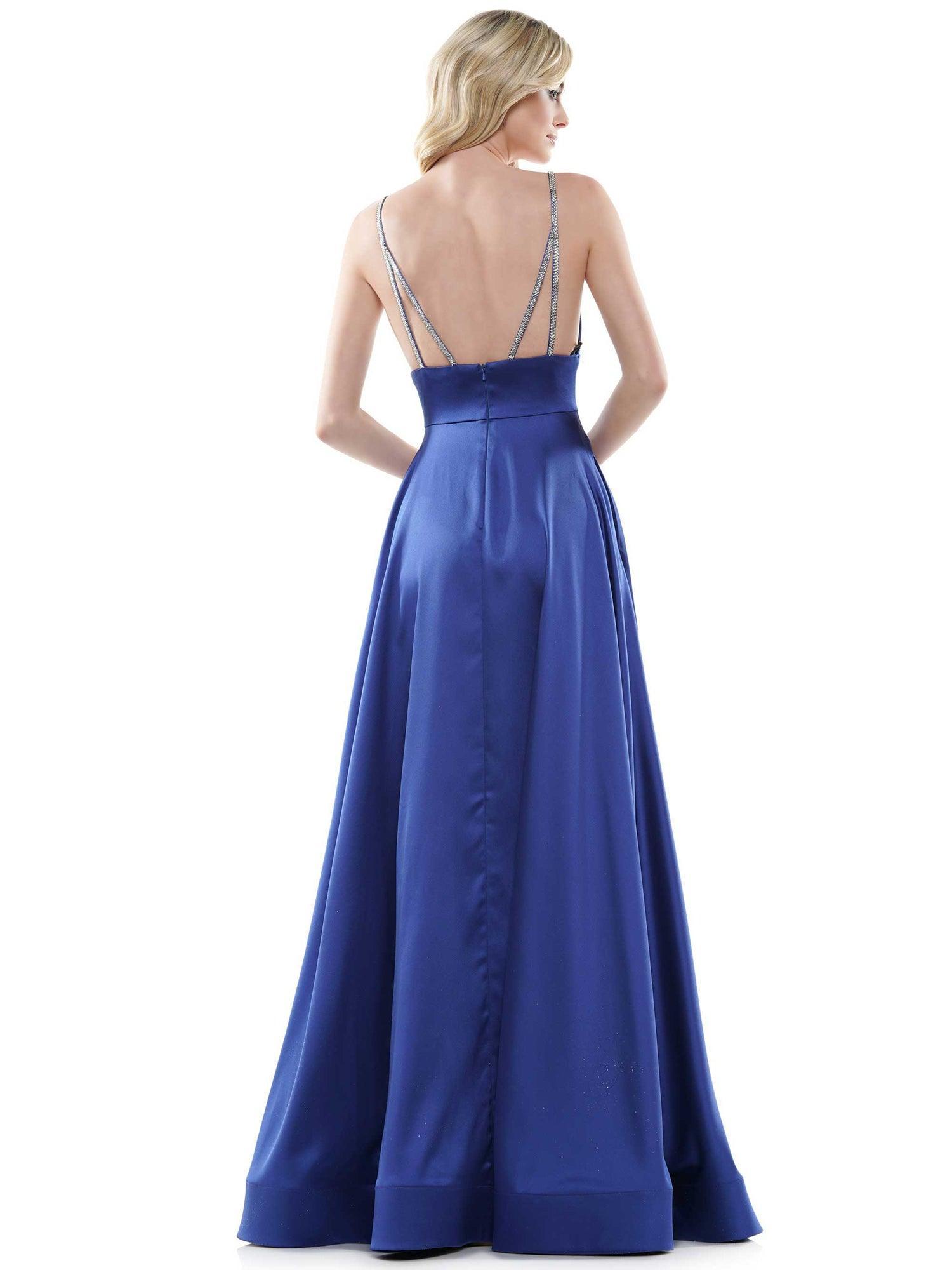 Colors Long Formal Spaghetti Strap Prom Dress 968 - The Dress Outlet