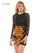 Colors Long Sleeve Beaded Cocktail Dress 2807 - The Dress Outlet