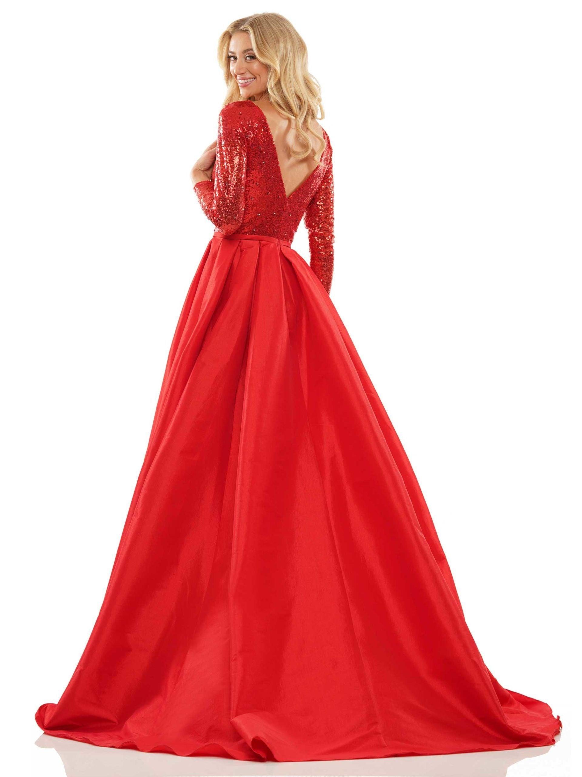 Colors Long Sleeve Prom Dress 2981 - The Dress Outlet