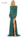 Colors Long Sleeve Sparkling Evening Dress 2849 - The Dress Outlet