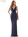 Colors Long Sleeveless Formal Fitted Prom Gown 1042 - The Dress Outlet