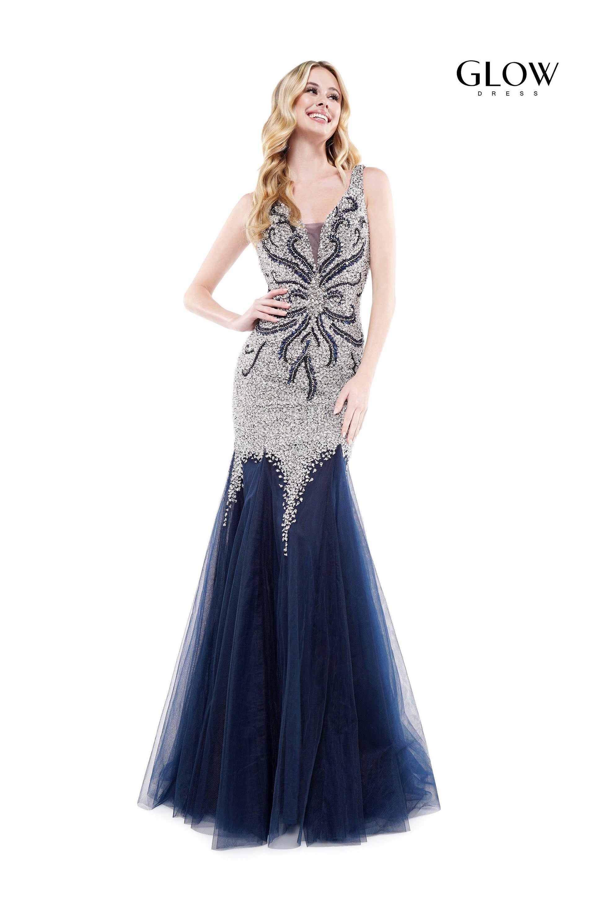 Colors G697 Colors Long Sleeveless Mermaid Prom Gown