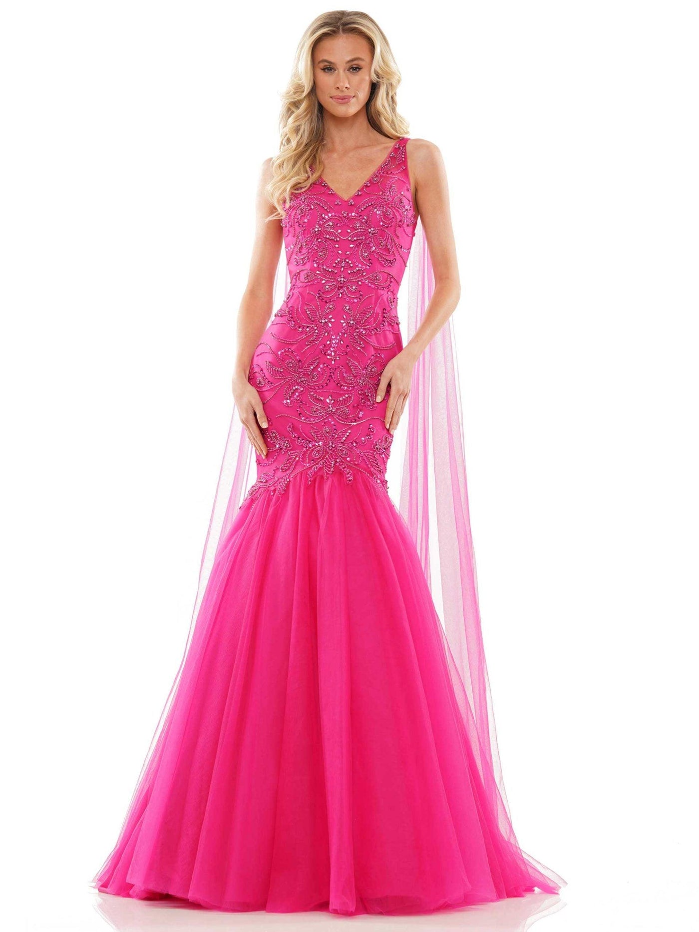 Colors Long Sleeveless Prom Dress 2993 - The Dress Outlet