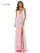 Colors Long Spaghetti Strap Glitter Prom Dress 1076 - The Dress Outlet